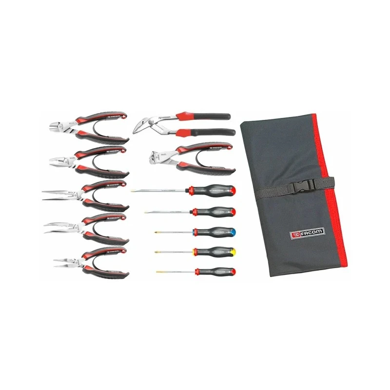 Facom 12 Piece Maintenance Kit Tool Kit with Pouch 184.J3CPE