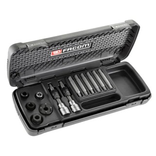 Facom 13 Piece Alternator Pulley Removal Kit with Plastic Case DM.APR