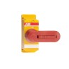 ABB Red, Yellow Rotary Handle, 100 mm Length, OSVY Series 1SCA022779R5590 S/APP. OSVY400DK