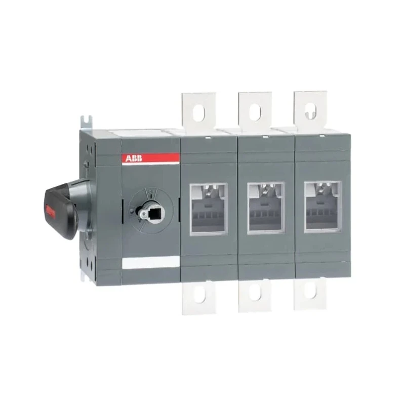 ABB 3-Pole Surface Mount Switch Disconnector IP00 with Lug Terminal, Black Handle, 0A Switching Current 