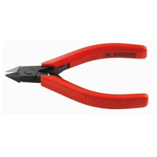 Facom Semi-Flush Side Cutter with 110mm Overall Length, 10.5mm Jaw Length, ISO and ASME Compliant 416