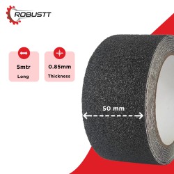 Buy Robustt Anti Skid/Slip 10mx50mm Black Adhesive Tape