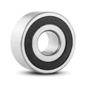 RS PRO Double Row Angular Contact Ball Bearing 30 mm ID, 62 mm OD, 23.8 mm Race Width 3206-B-2RSR-TV