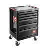 Facom 6 Drawer Wheeled Roller Cabinet Metal Compact Tool Chest with 25kg Load Capacity ROLL.6NM3APF