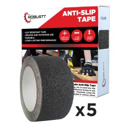 Buy Robustt Anti Skid/AntiSlip 5mx50mm Adhesive Tape(Pack Of 5)