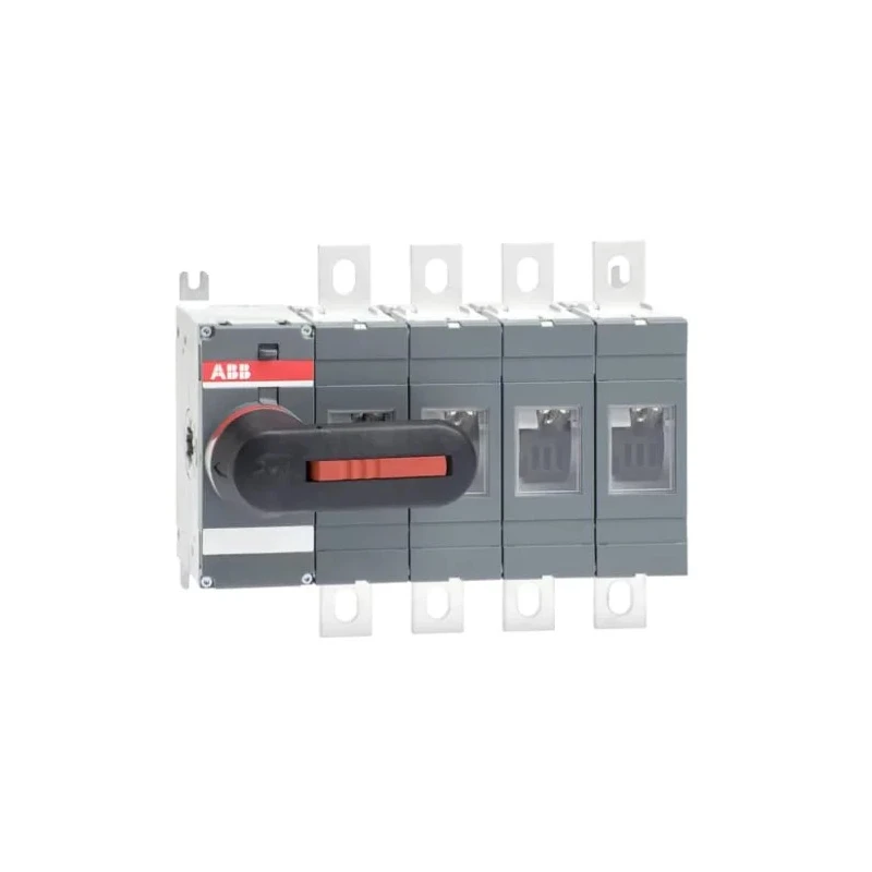 ABB 4-Pole Screw Mount Switch Disconnector with IP00 and IP65 Rating, 400A, 1000V AC, Lug Terminal 1SCA022763R5550 OT400E04K