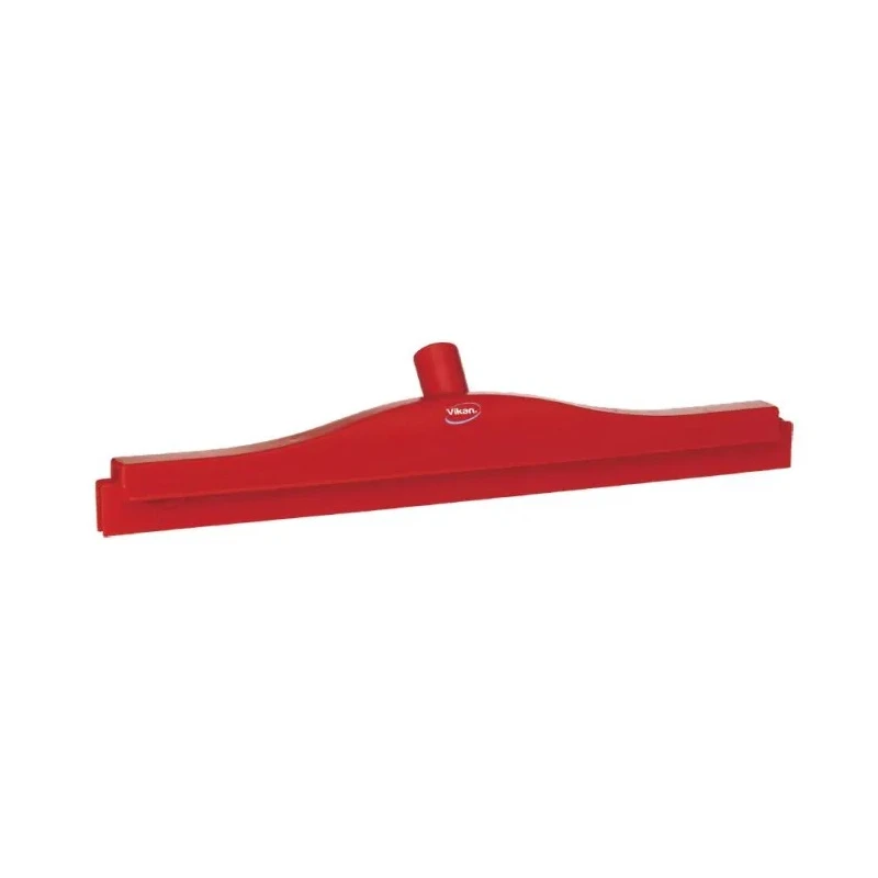 Vikan Red Hygienic Floor Squeegee, 100 mm Height x 70 mm Width x 500 mm Depth, Thermoplastic Elastomer Rubber Blade 77134