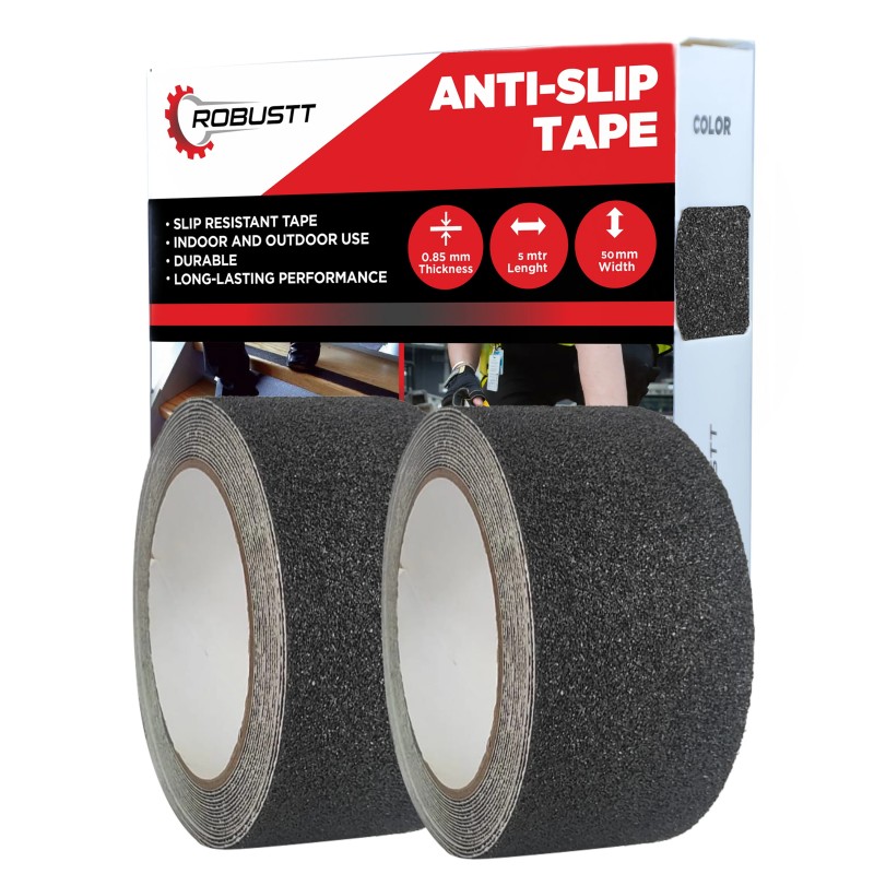 Buy Robustt Anti Skid/AntiSlip 5mx50mm Adhesive Tape -Pack Of 2