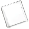 APEM Panel Mount Indicator Lens Square Style Clear 18 mm Length A0162G