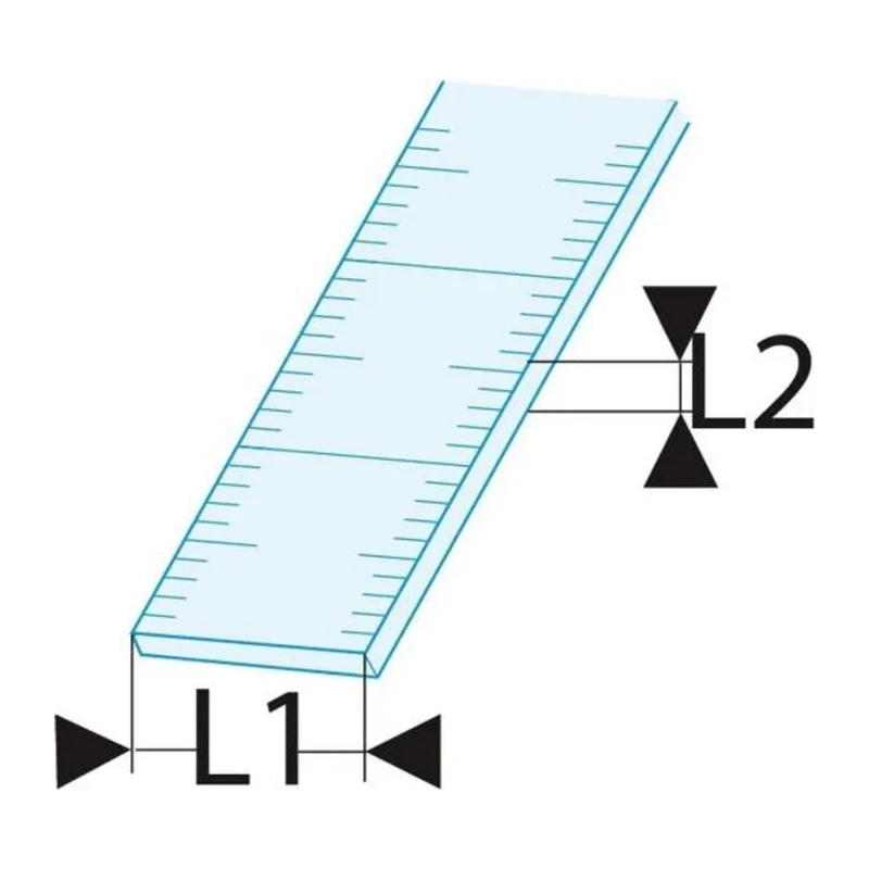 Facom 1.5 m Stainless Steel Metric Ruler 30 mm Width Semi-Rigid DELA.1056.1500