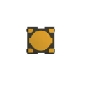 TE Connectivity Black Tactile Switch Top SPST 50mA Surface Mount MCSLPT4848C5DTR