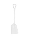 Vikan Square White Shovel with Polypropylene Handle 271 mm Blade Width, 1040 mm Handle Length 56265