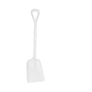 Vikan Square White Shovel with Polypropylene Handle 271 mm Blade Width, 1040 mm Handle Length 56265