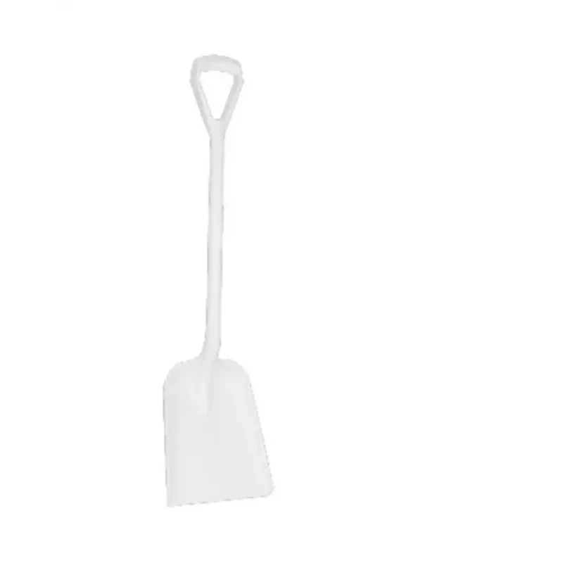 Vikan Square White Shovel with Polypropylene Handle 271 mm Blade Width, 1040 mm Handle Length 56265