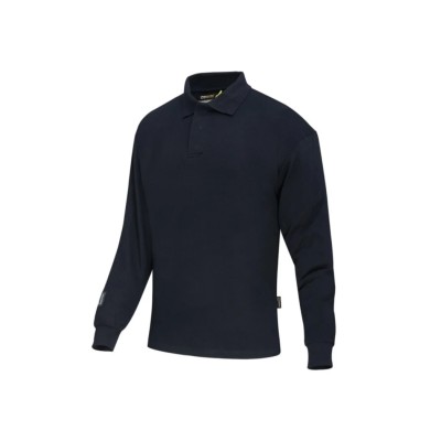 ProGARM Premium Navy Fabric Long Sleeve Polo Shirt Size 3XL 5200-RNV-XXXL