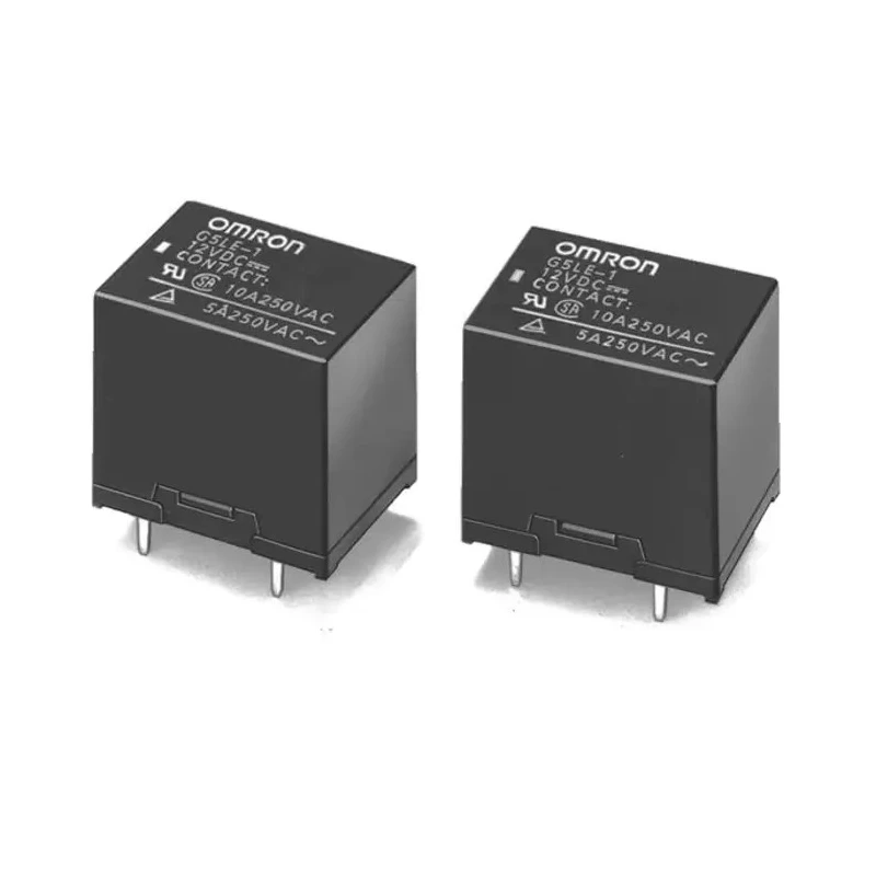 Omron Power Relay PCB Mount 24V DC Coil 10A Switching Current G5LE-14 DC24