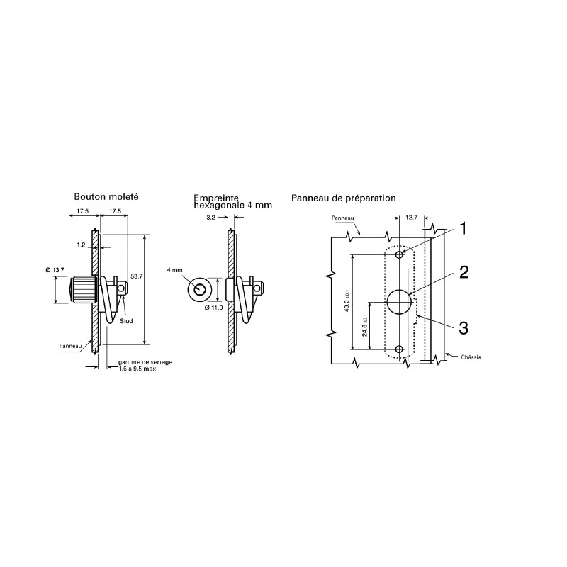 Southco Steel Bright Chromate Zinc Plated Spring Loaded Compression Latch 59 mm Length 16 mm Width 35 mm Depth 57-10-801-10