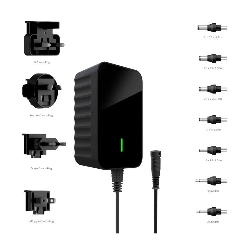 Friwo AC/DC Adapter 25W 5V DC Output 5A with Australia, EU, UK, US Plug EDV1960568RS