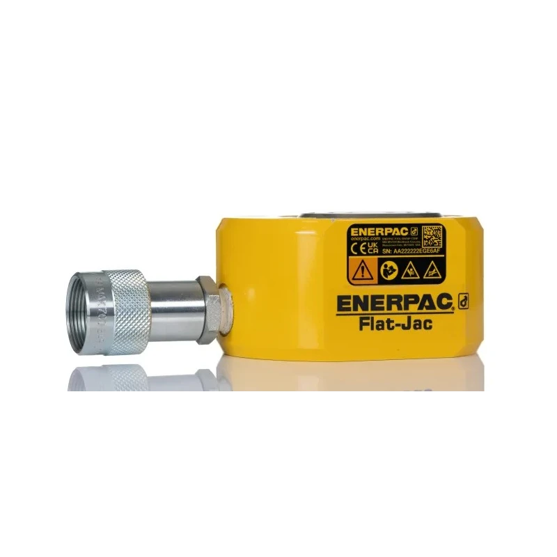 Enerpac Portable Low Height Hydraulic Cylinder Single Acting 30 t Capacity, 13 mm Stroke, 700 bar Max Pressure RSM300