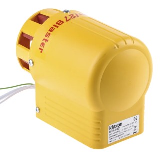 Klaxon High Output Motor-Driven Sounder 230V 127 dB Yellow SLM-0001