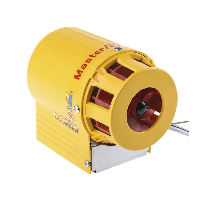 Klaxon High Output Motor-Driven Sounder 230V 127 dB Yellow SLM-0001