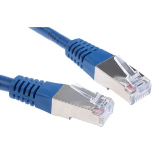 Decelect Cat5e Ethernet Cable 2 m, Unscreened Unshielded Blue PVC 