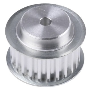 RS PRO Timing Belt Pulley Aluminium 16 mm 5 mm Pitch 24 Tooth A1 27T5/24-2