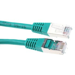 Decelect Cat5e Ethernet Cable 5 m Unscreened Terminated Green PVC 