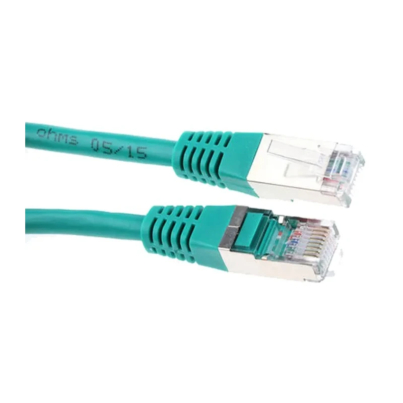 Decelect Cat5e Ethernet Cable 5 m Unscreened Terminated Green PVC 