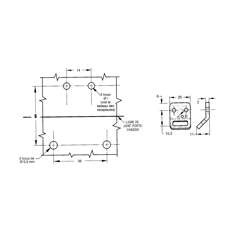 Southco Stainless Steel Lockable Spring Loaded Latch 82.0mm x 48.0mm V2-0025-52-RS