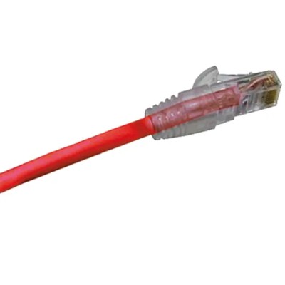 Decelect Cat5 Shielded Ethernet Cable, Red, 1 m, PVC Jacket CR503B1CRG