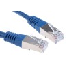 Decelect Cat5 Shielded Ethernet Cable, Blue PVC Jacket, Terminated, 5 m CR503B5CBL
