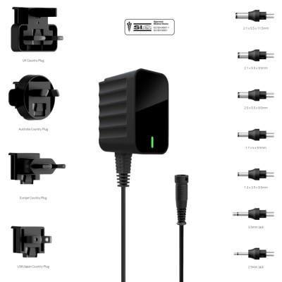 Friwo AC/DC Adapter 7W 5V DC Output 1.4A Plug Type Australia EU UK US EDV1960969RS
