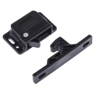 Southco Black ABS/Polycarbonate Grabber Ball Catch, 48.3mm x 28.2mm, 44N Force C3-810