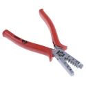 CK Professional Crimp Tool for Wire Ferrules, Anti-Slip Soft Grip Handle, Capacity 0.25-2.5 mm² / AWG 23-13 430005
