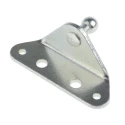 RS PRO Steel M8 x 1.25 90° Mounting Bracket 70mm x 24.5mm 346-9610