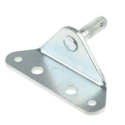 RS PRO Steel M8 x 1.25 90° Mounting Bracket, Zinc Plated, 70 mm x 24.5 mm 346-9632