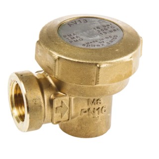 Spirax Sarco Brass Air Vent 1/2 in Screwed BSP 13 bar Maximum Operating Pressure 62mm Height 1232600