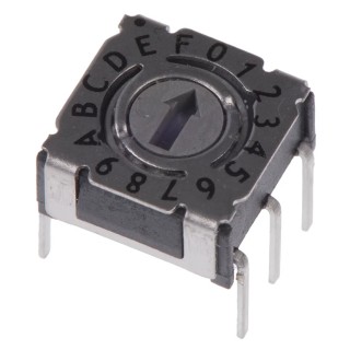 Hartmann Rotary Flush Rotary Coded DIP Switch Through Hole P36103