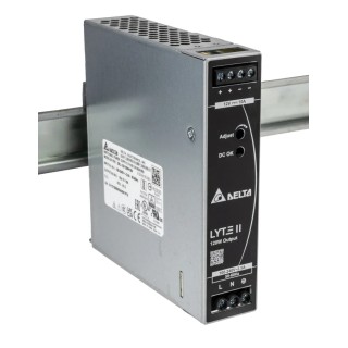 Delta Electronics DRL Switched Mode DIN Rail Power Supply 264V AC Input 12V DC, 10 A Output, 120 W DRL-12V120W1EN