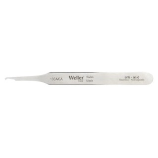 Weller Erem Stainless Steel Curved Tweezer 115mm Anti-Magnetic, Acid-Resistant 103A CA