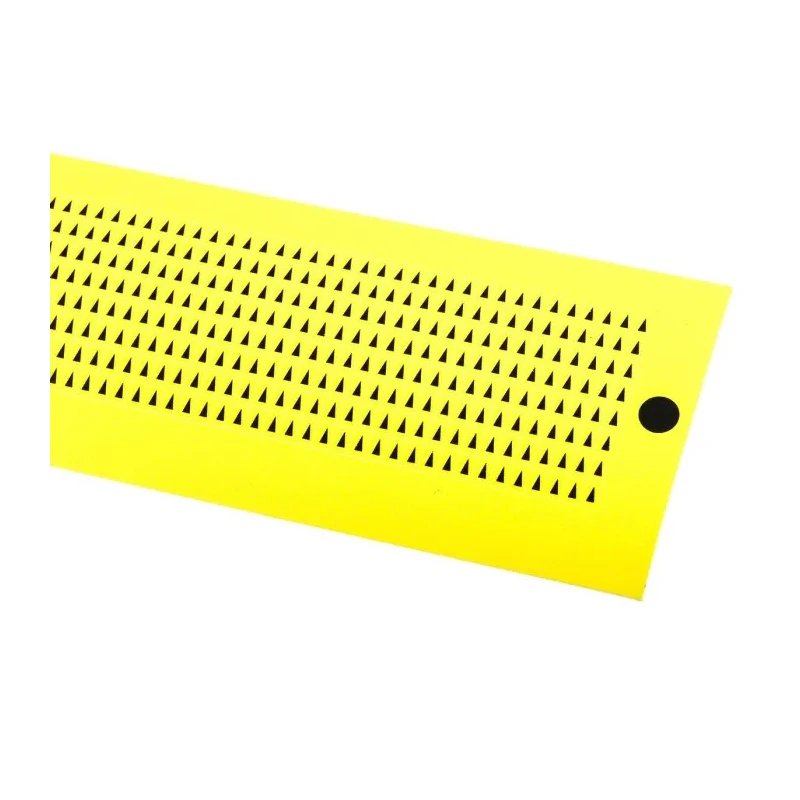 Brady RS PRO Adhesive Pre-Printed Adhesive Label Inspection Arrows Black on Yellow 3.2mm x 4.7mm 5760 Per Pack 445-4221