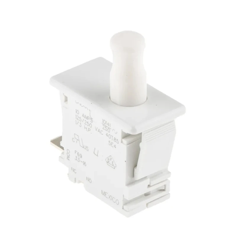 ZF Door Micro Switch SPDT Button 10 A, Panel Mount, Mechanical Life 50000 Cycles, Operating Temperature -40°C to 85°C F69-30A