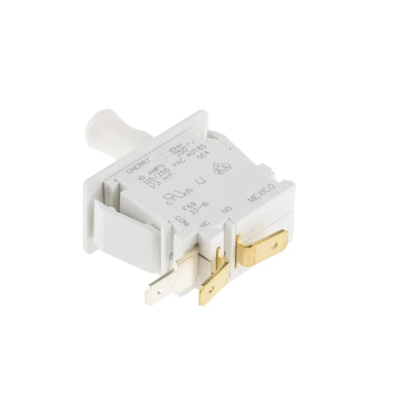 ZF Door Micro Switch SPDT Button 10 A, Panel Mount, Mechanical Life 50000 Cycles, Operating Temperature -40°C to 85°C F69-30A
