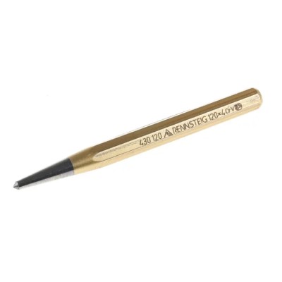 RS PRO 1-Piece Centre Punch, Chrome Vanadium Steel, 10mm Shank, 120mm Length, DIN 7250, Germany 473-0705