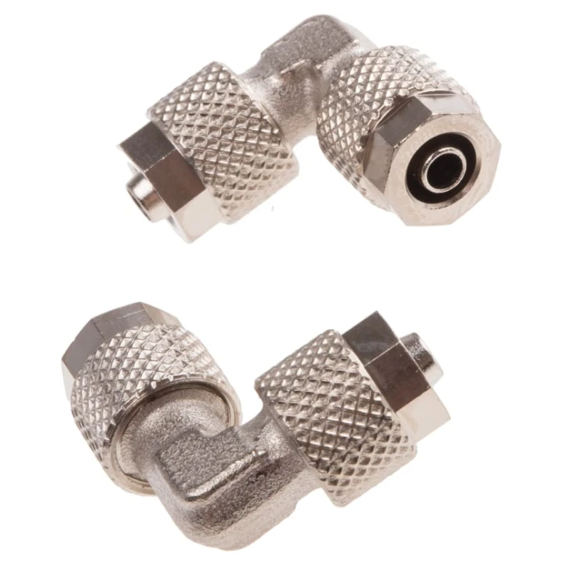 RS PRO Stainless Steel Pneumatic Elbow Adapter Push In 6 mm Tube-to-Tube Fitting 299-3869