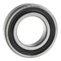 SKF Single Row Deep Groove Ball Bearing, 30 mm ID, 55 mm OD, 13 mm Width, Steel Balls, Sheet Metal Cage, Sealed 6006-2RS1