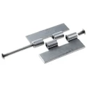Pinet Steel Stainless Steel Grade 304 Butt Hinge with Barrel Pin 80mm x 30mm x 3mm 347-8406