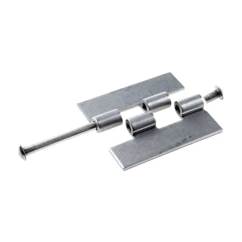Pinet Steel Stainless Steel Grade 304 Butt Hinge with Barrel Pin 80mm x 30mm x 3mm 347-8406