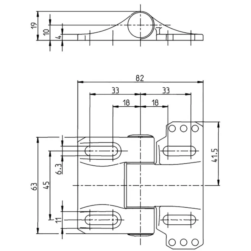 Bernstein AG Safety Interlock Component Hinge SHS3 Series SHS3